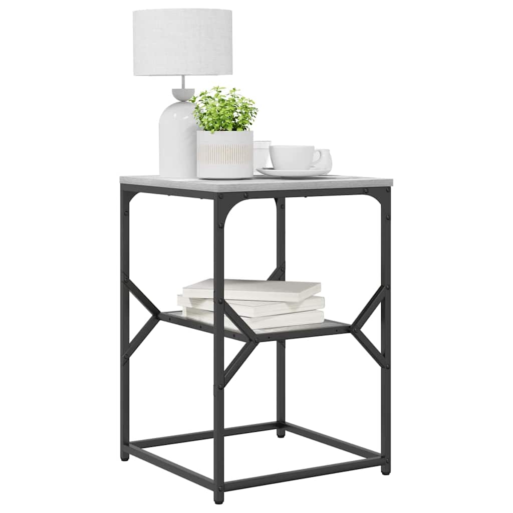 vidaXL Table d'appoint Sonoma gris 41 x 40 x 60 cm