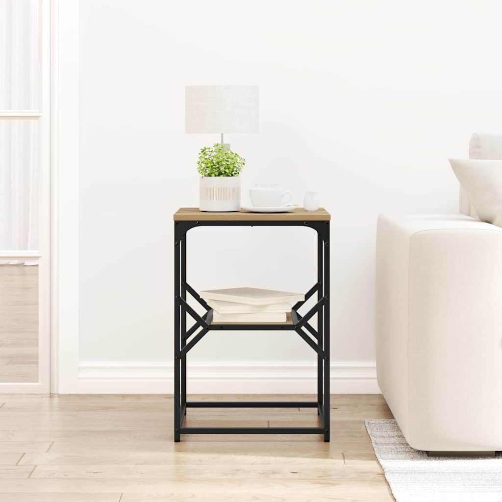 vidaXL Table d'appoint Chêne Artisan 41 x 40 x 60 cm