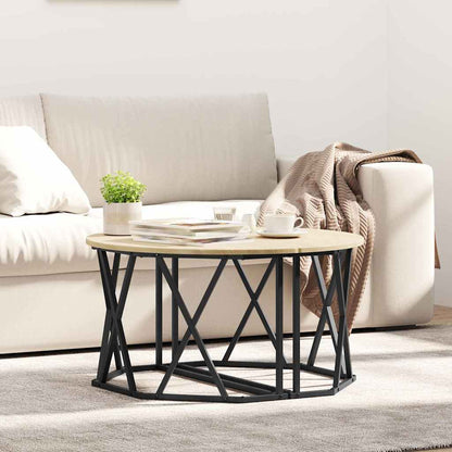 vidaXL Couchtisch Sonoma-Eiche 80 x 80 x 42 cm