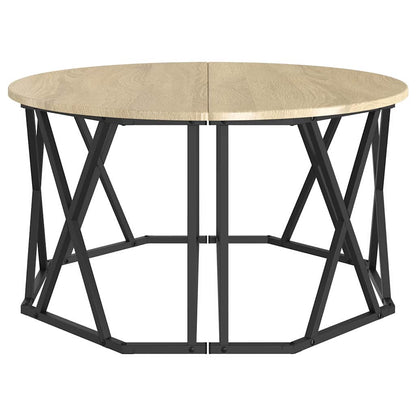 vidaXL Couchtisch Sonoma-Eiche 80 x 80 x 42 cm