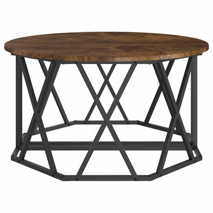 vidaXL Couchtisch Geräucherte Eiche 80 x 80 x 42 cm