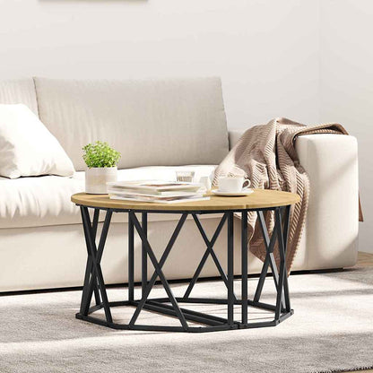 vidaXL Couchtisch Artisan-Eiche 80 x 80 x 42 cm