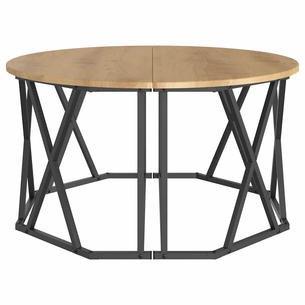 vidaXL Couchtisch Artisan-Eiche 80 x 80 x 42 cm
