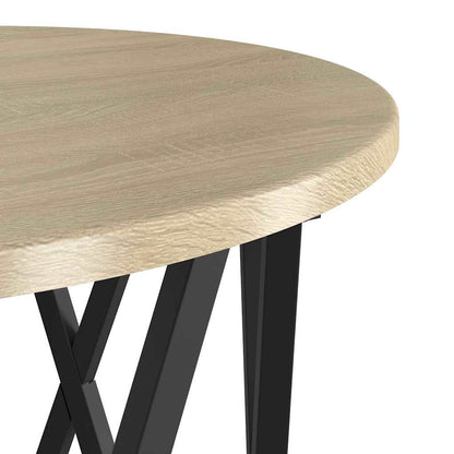 vidaXL Nesting Beistelltisch 3 pcs Sonoma-Eiche