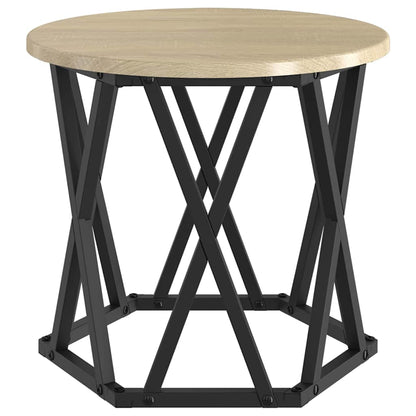 vidaXL Nesting Beistelltisch 3 pcs Sonoma-Eiche