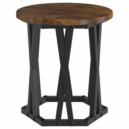 vidaXL Nesting Beistelltisch 3 pcs Geräucherte Eiche