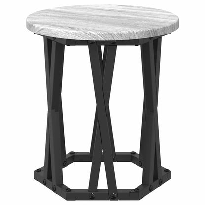 vidaXL Nesting Beistelltisch 3 pcs Graues Sonoma