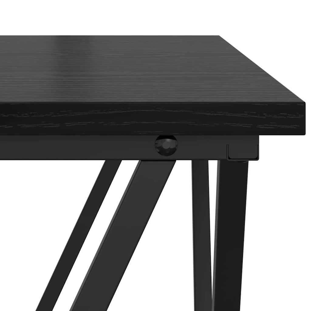 vidaXL Beistelltisch-Set 2 pcs Schwarze Eiche 50 x 50 x 40 cm