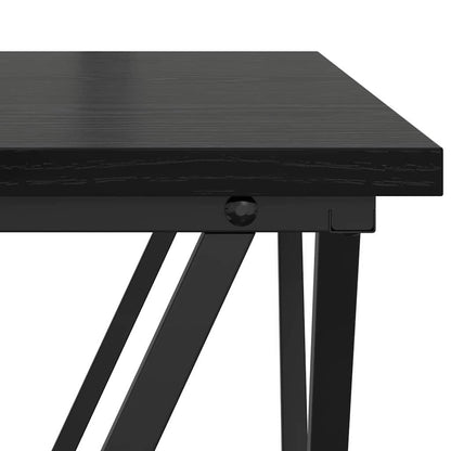 vidaXL Beistelltisch-Set 2 pcs Schwarze Eiche 50 x 50 x 40 cm
