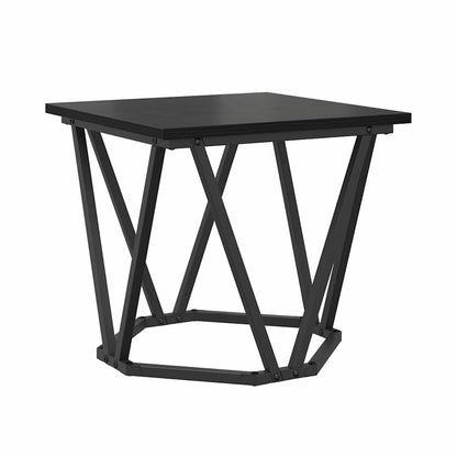 vidaXL Beistelltisch-Set 2 pcs Schwarze Eiche 50 x 50 x 40 cm