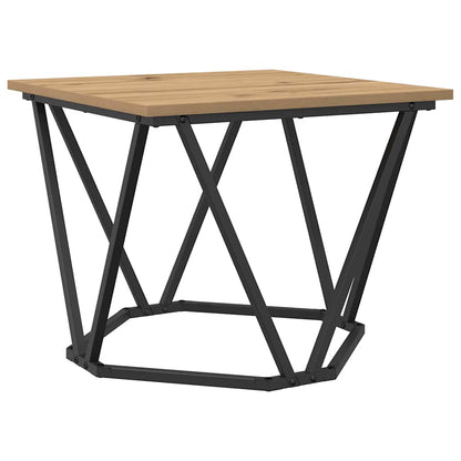 vidaXL Beistelltisch-Set 2 pcs Artisan-Eiche Ingenieure Holz und Stahl