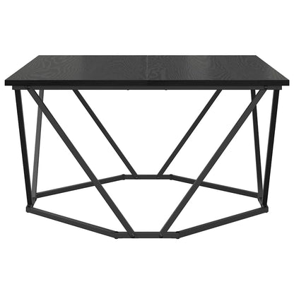 vidaXL Couchtisch Schwarz Eichen-Optik 80 x 80 x 45 cm