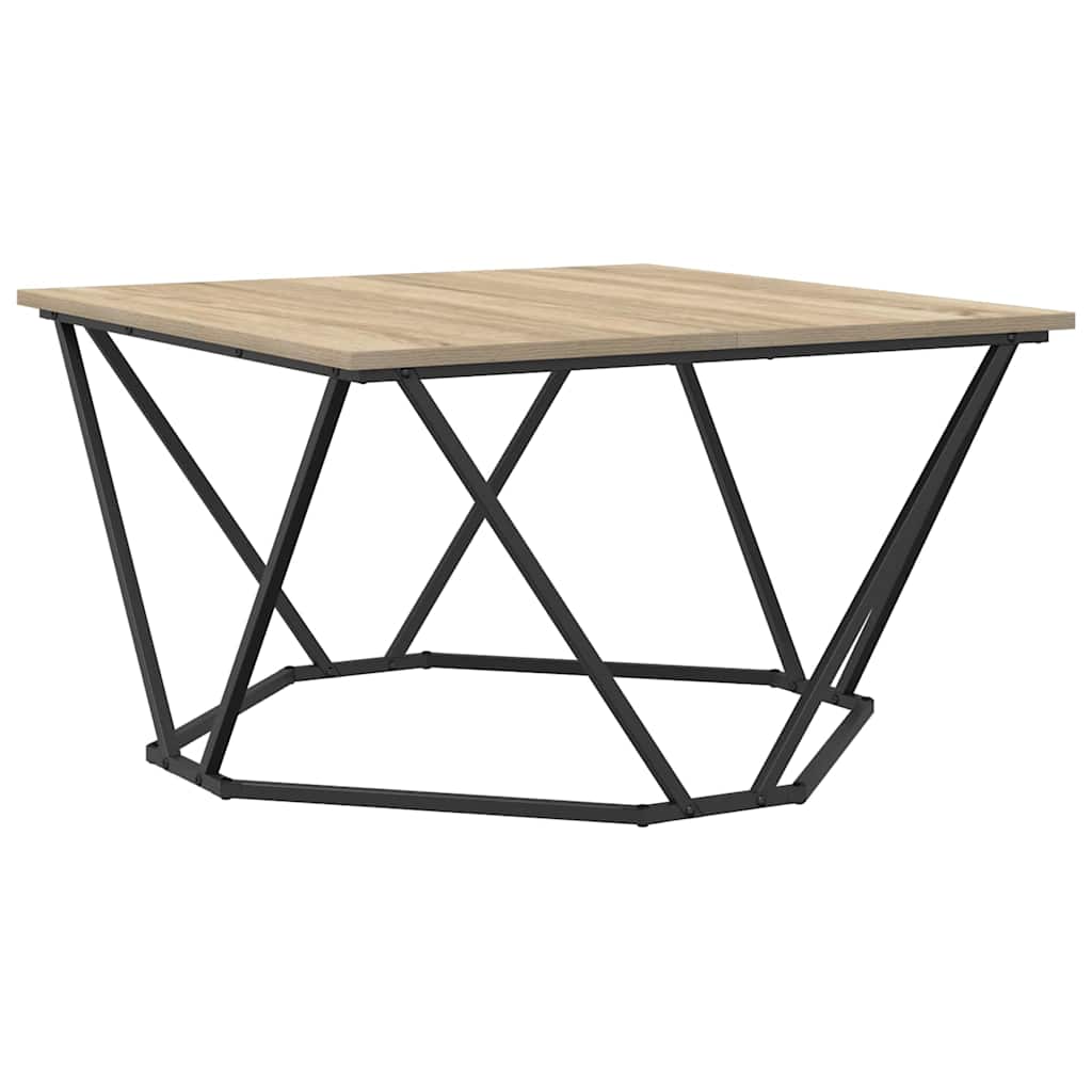 vidaXL Couchtisch Sonoma-Eiche 80 x 80 x 45 cm