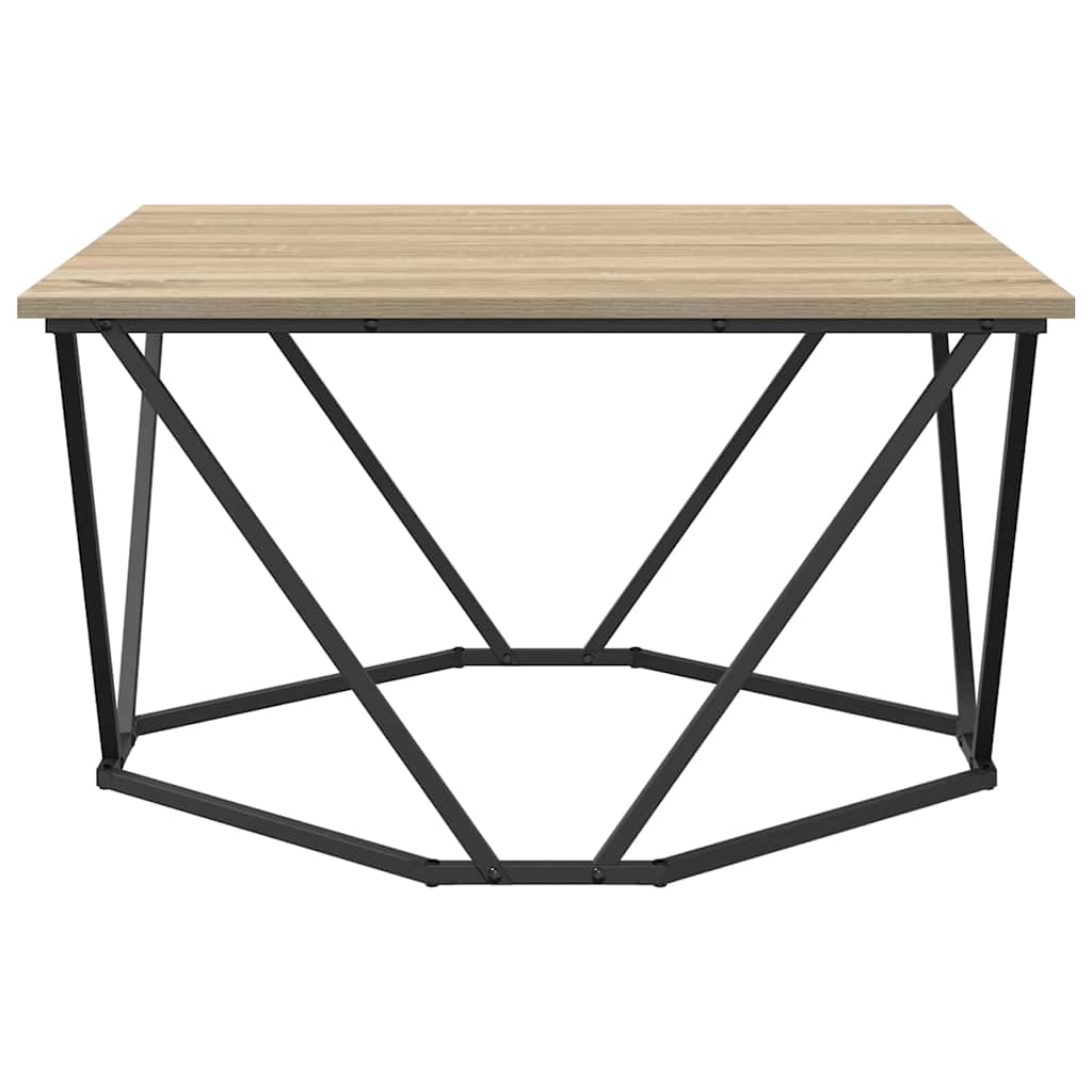 vidaXL Couchtisch Sonoma-Eiche 80 x 80 x 45 cm