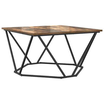 vidaXL Couchtisch Geräucherte Eiche 80 x 80 x 45 cm