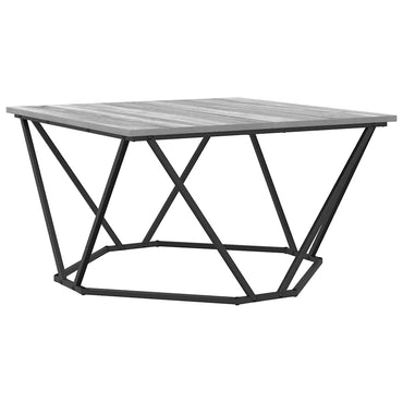 vidaXL Couchtisch Graues Sonoma 80 x 80 x 45 cm