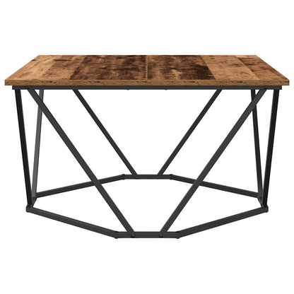 vidaXL Couchtisch Altholz 80 x 80 x 45 cm Ingenieure Holz und Stahl