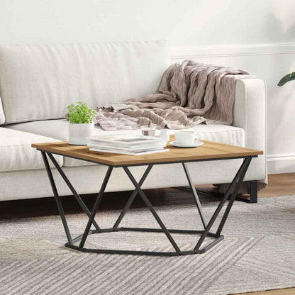 vidaXL Couchtisch Artisan-Eiche 80 x 80 x 45 cm