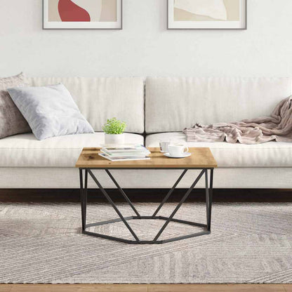 vidaXL Couchtisch Artisan-Eiche 80 x 80 x 45 cm