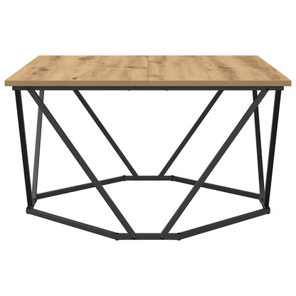 vidaXL Couchtisch Artisan-Eiche 80 x 80 x 45 cm