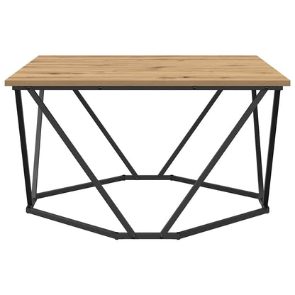 vidaXL Couchtisch Artisan-Eiche 80 x 80 x 45 cm