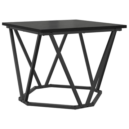 vidaXL Couchtisch 3 pcs Schwarz Eichen-Optik Ingenieure Holz und Stahl