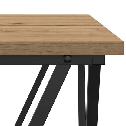 vidaXL Couchtisch 3 pcs Artisan-Eiche Ingenieure Holz und Stahl