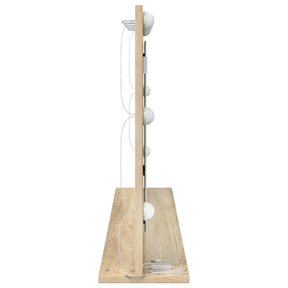 Waschtischspiegel Rechtwinklig Sonoma-Eiche 100 x 55 x 18 cm