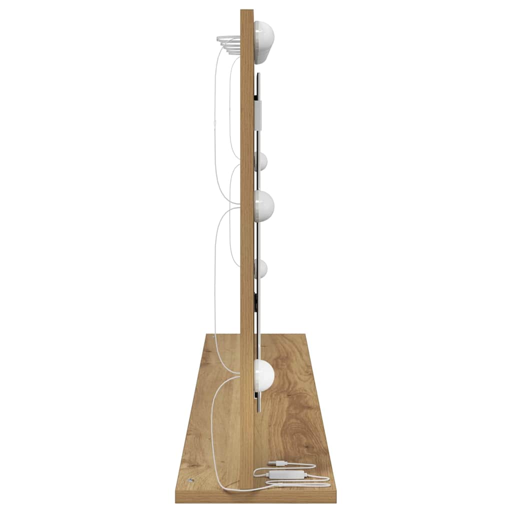 Waschtischspiegel Rechtwinklig Artisan-Eiche 100 x 55 x 18 cm