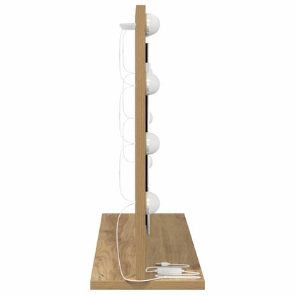 Waschtischspiegel Rechtwinklig Artisan-Eiche 60 x 45 x 18 cm