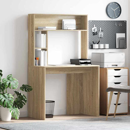 vidaXL Schreibtisch Sonoma-Eiche 91 x 50 x 149 cm Holzwerkstoff