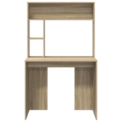 vidaXL Schreibtisch Sonoma-Eiche 91 x 50 x 149 cm Holzwerkstoff