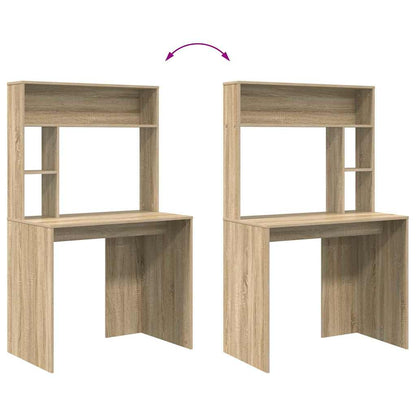 vidaXL Schreibtisch Sonoma-Eiche 91 x 50 x 149 cm Holzwerkstoff