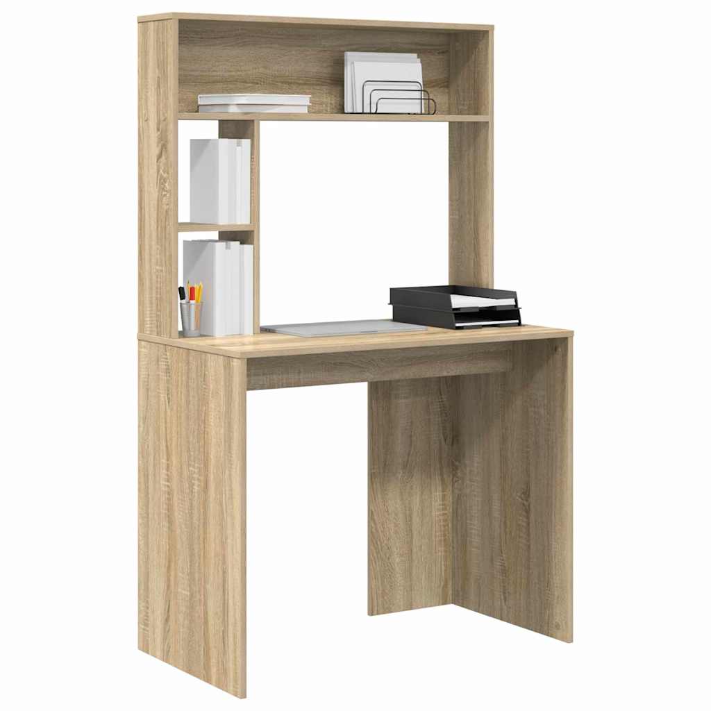 vidaXL Schreibtisch Sonoma-Eiche 91 x 50 x 149 cm Holzwerkstoff