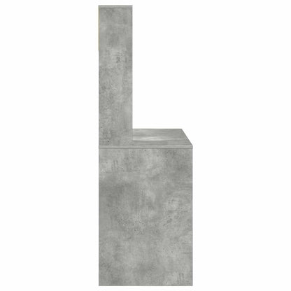 vidaXL Schreibtisch Beton Grau 91 x 50 x 149 cm Holzwerkstoff