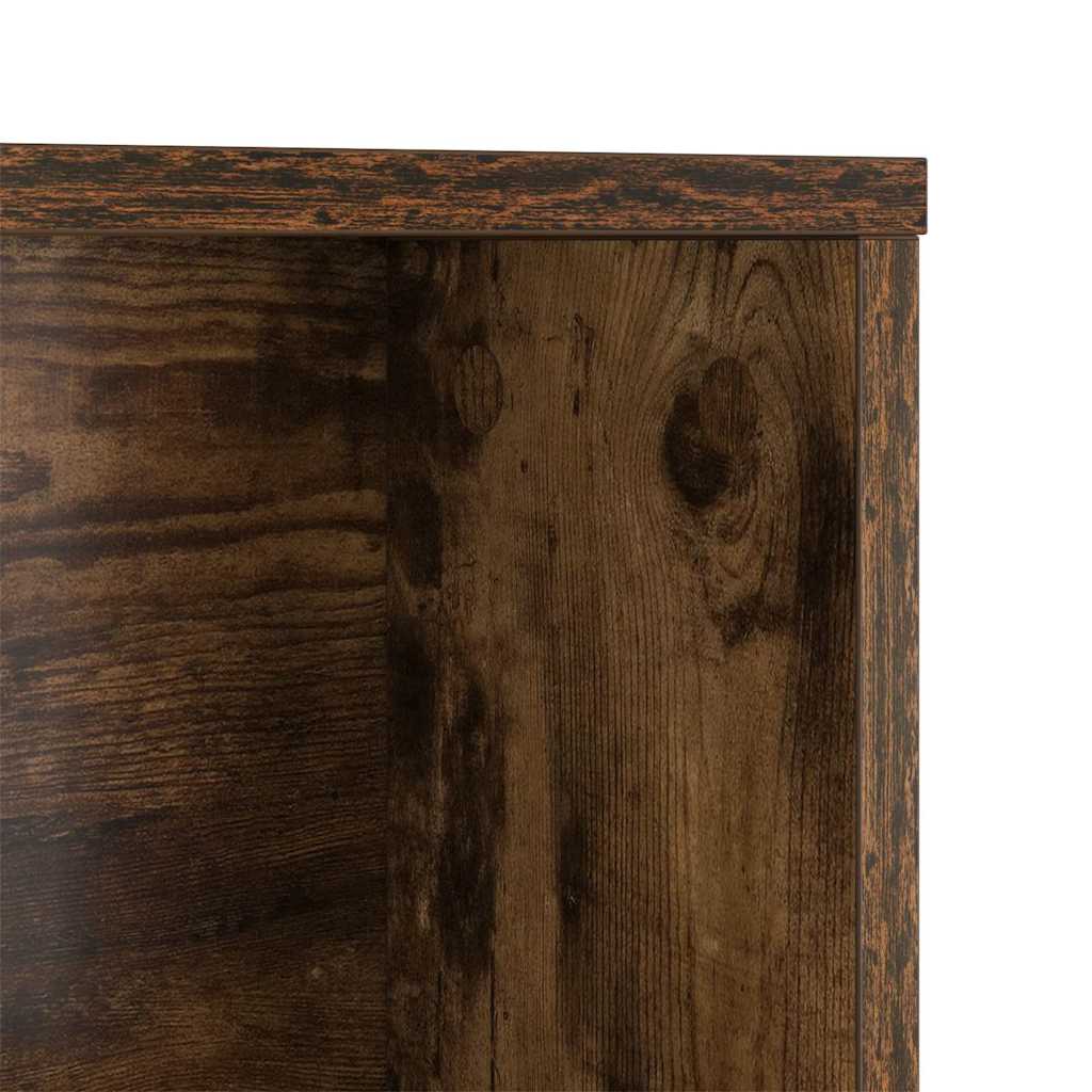 vidaXL Schreibtisch Geräucherte Eiche 91 x 50 x 149 cm Holzwerkstoff