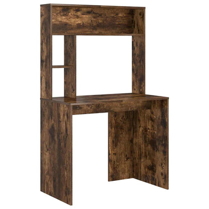 vidaXL Schreibtisch Geräucherte Eiche 91 x 50 x 149 cm Holzwerkstoff