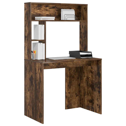 vidaXL Schreibtisch Geräucherte Eiche 91 x 50 x 149 cm Holzwerkstoff