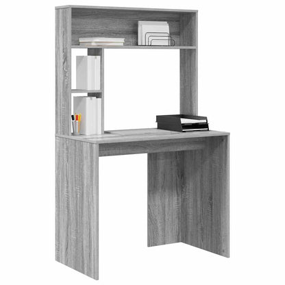 vidaXL Schreibtisch Graues Sonoma 91 x 50 x 149 cm Holzwerkstoff