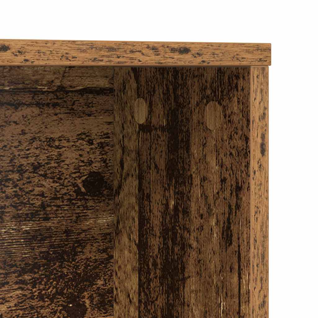vidaXL Schreibtisch mit Regal Altholz 91 x 50 x 149 cm Holzwerkstoff