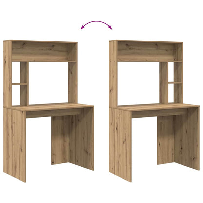 vidaXL Schreibtisch Artisan-Eiche 91 x 50 x 149 cm Holzwerkstoff