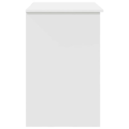 vidaXL Schreibtisch mit Schubladen Weiß 90 x 49 x 75 cm Holzwerkstoff