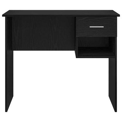 vidaXL Schreibtisch Schwarz Eichen-Optik 90 x 49 x 75 cm Holzwerkstoff