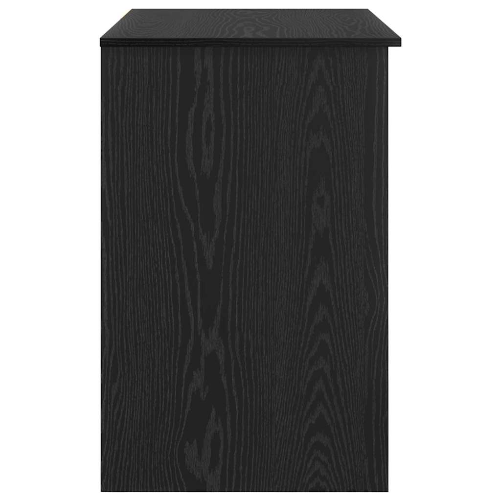 vidaXL Schreibtisch Schwarz Eichen-Optik 90 x 49 x 75 cm Holzwerkstoff