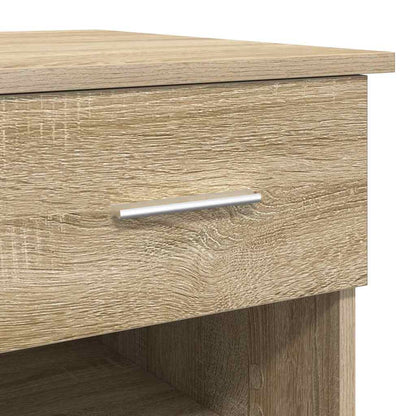 vidaXL Schreibtisch Sonoma-Eiche 90 x 49 x 75 cm Holzwerkstoff