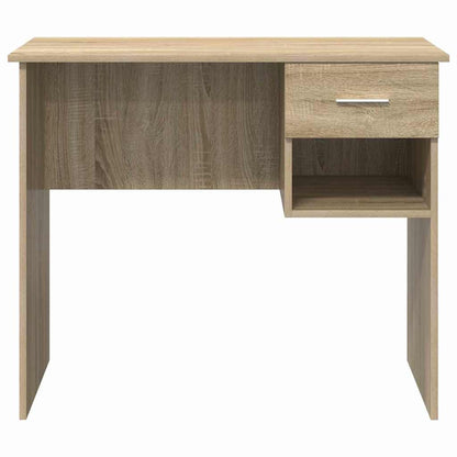 vidaXL Schreibtisch Sonoma-Eiche 90 x 49 x 75 cm Holzwerkstoff