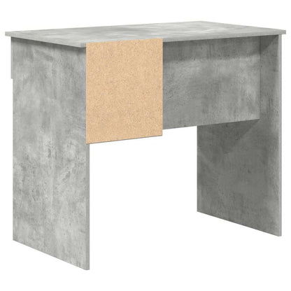 vidaXL Schreibtisch mit Regal Beton Grau 90 x 49 x 75 cm Holzwerkstoff