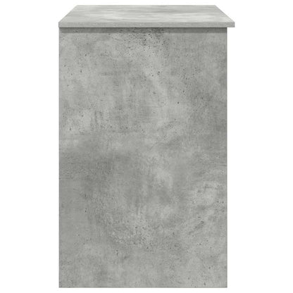 vidaXL Schreibtisch mit Regal Beton Grau 90 x 49 x 75 cm Holzwerkstoff