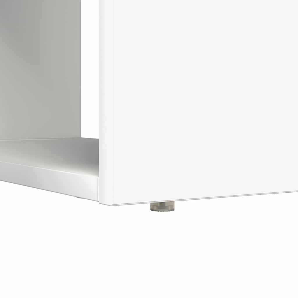 vidaXL Schreibtisch mit Regal Weiß 113 x 54 x 120 cm Holzwerkstoff