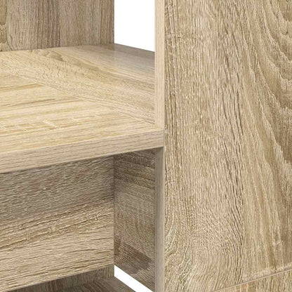 vidaXL Schreibtisch Sonoma-Eiche 113 x 54 x 120 cm Holzwerkstoff